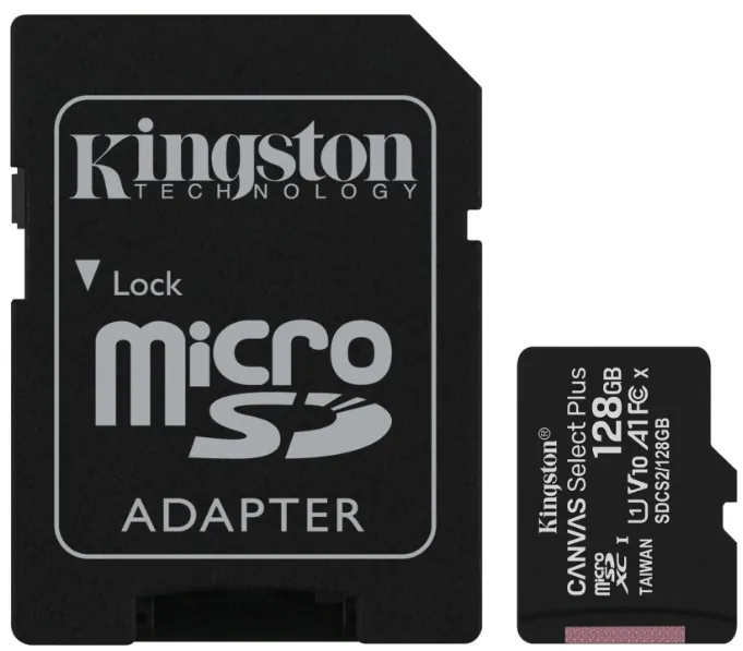 128 GB Kingston Canvas Select Micro SDHC UHS-I 100MB (SDCS2/128GB)