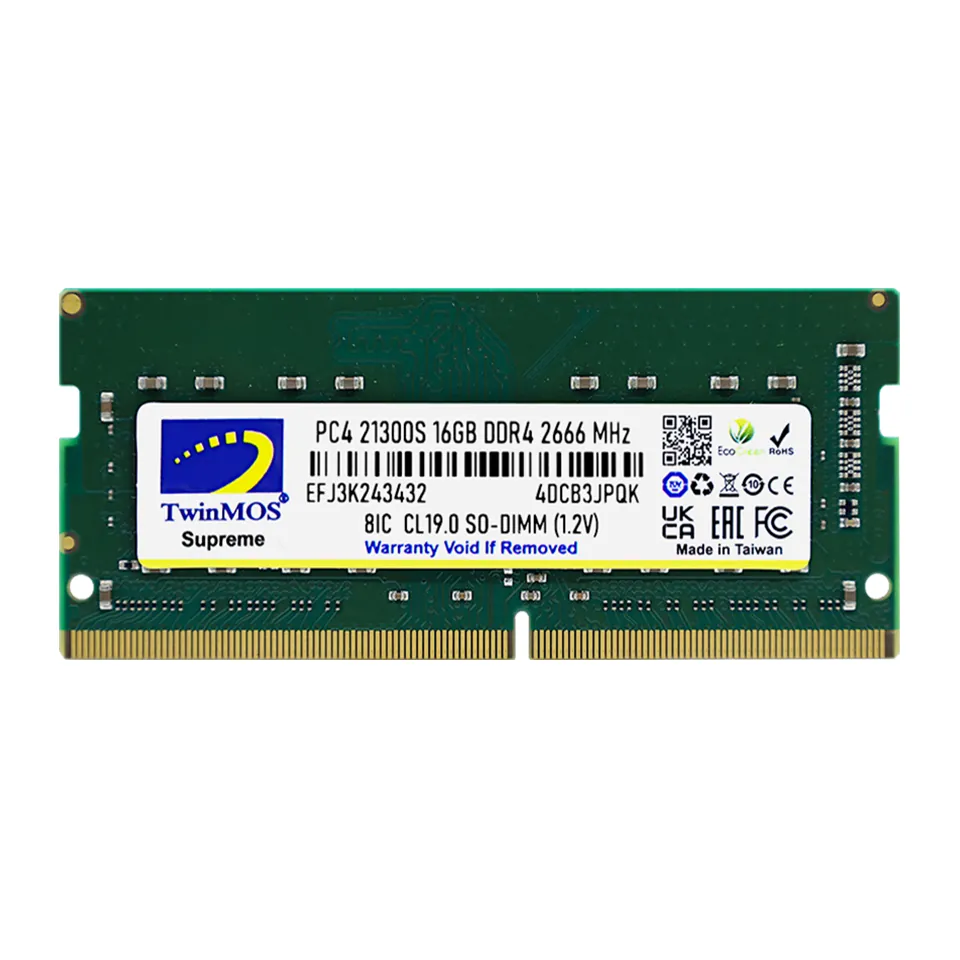 16 Gb Ddr4 2666mhz Twinmos Cl19 1.2v Sodimm (MDD416GB2666N)