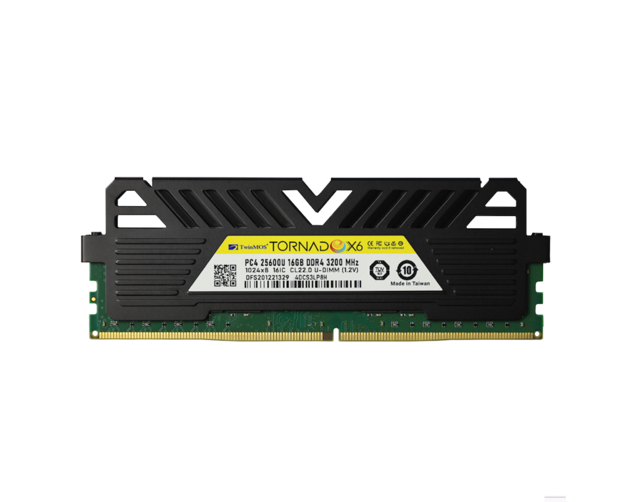 16 Gb Ddr4 3200mhz Twinmos Tornadox6 Cl22 1.2v Soğutuculu