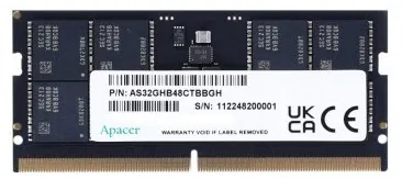 16 Gb Ddr5 5600mhz Apacer Standart CL40 Sodimm