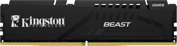 16gb Ddr5 6800mhz Kingston Beast Black Expo Cl34 (Kf568c34bbe-16tr)