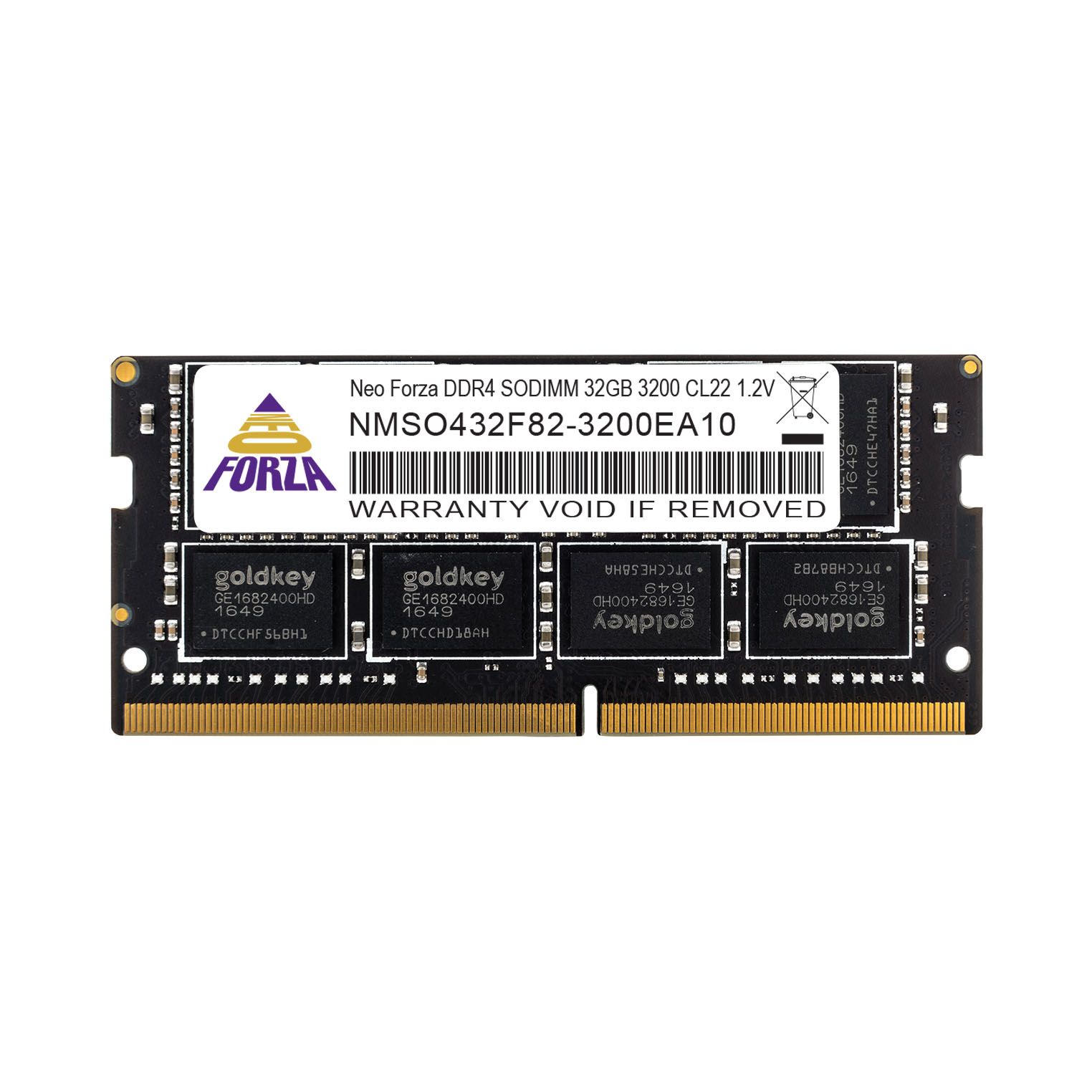 32 Gb Ddr5 4800mhz Neoforza Cl40 1.1v Sodimm (Nmso532f82-4800ja10)