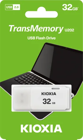 32 Gb Usb2.0 Kioxia U202 Beyaz