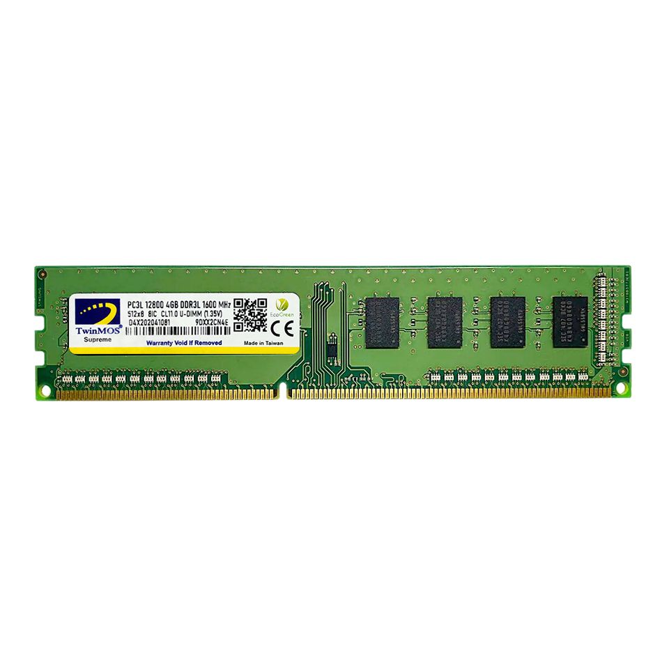 4 Gb Ddr3 1600mhz Twinmos Cl16 1.35 Low Volt.
