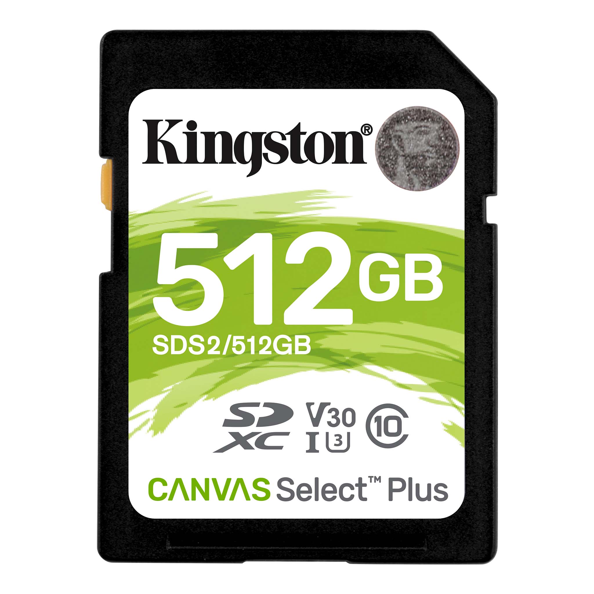 512 GB Kingston Canvas Select Plus SDXC UHS-I 100MB/s (SDS2/512GB)