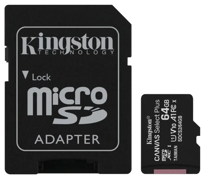 64 GB Kingston Canvas Select Micro SDHC UHS-I 100MB/s (SDCS2/64GB)