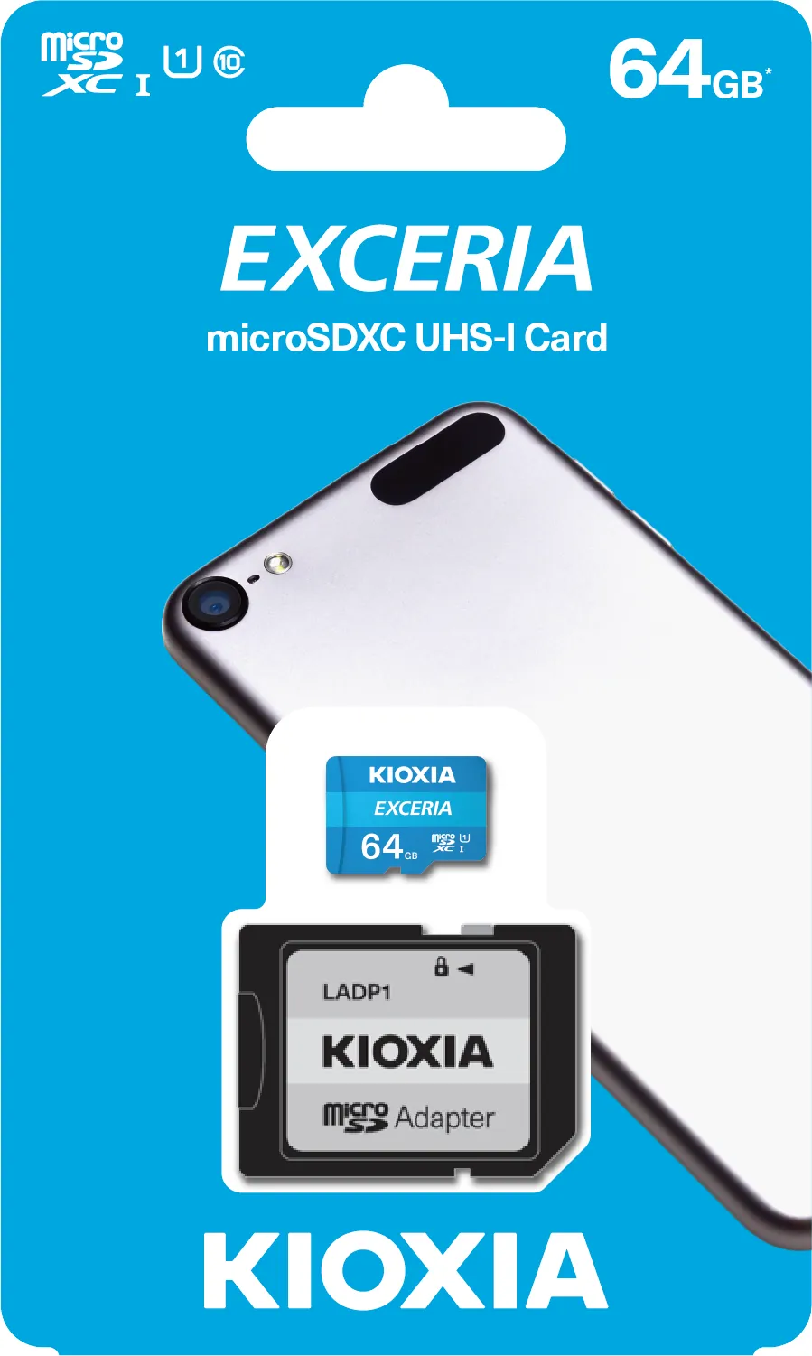 64 Gb Kioxia Exceria Micro Sdxc Uhs-1 100mb/S (Lmex1l064gg2)