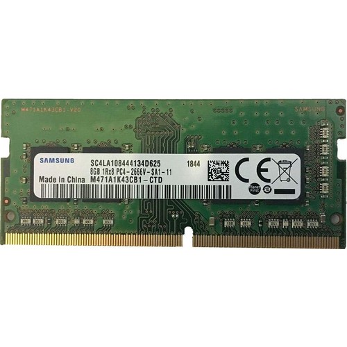 8 Gb Ddr4 2666mhz Samsung Cl19 1.2v Sodimm Kutusuz