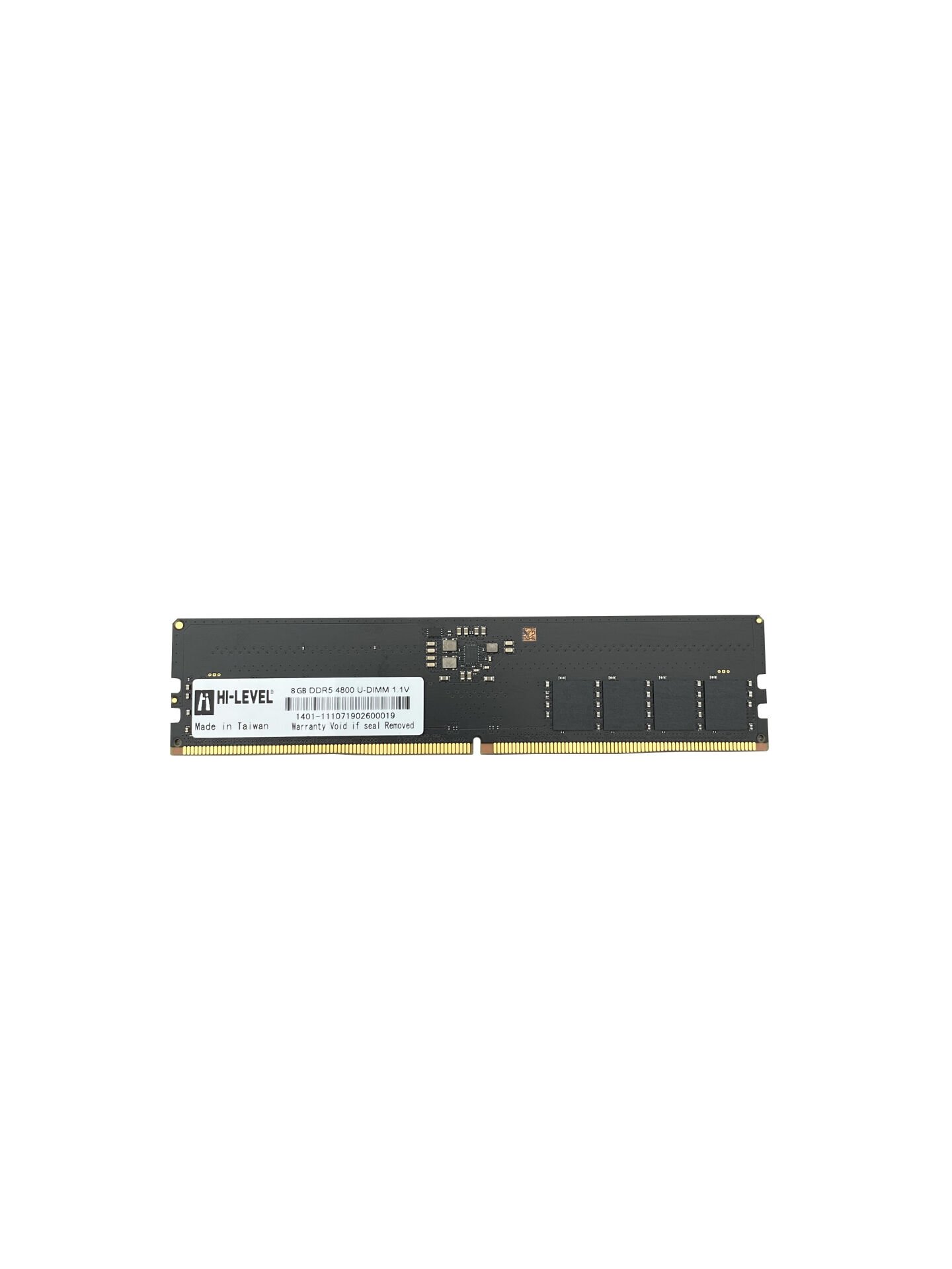 8 Gb Ddr5 4800mhz Hi-Level Cl40 1.1v (Hlv-Pc38400d5-8g)