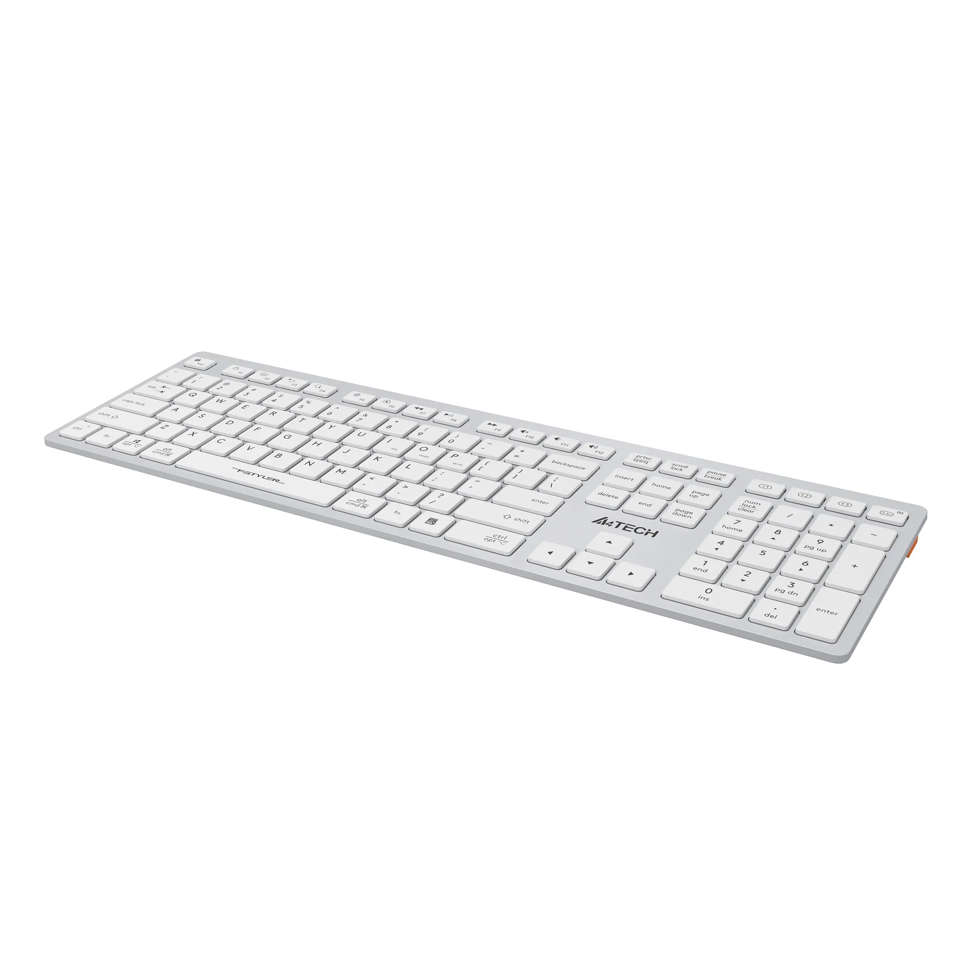 A4 Tech Fbx50c White Kablosuz Q Multimedya Klavye Beyaz