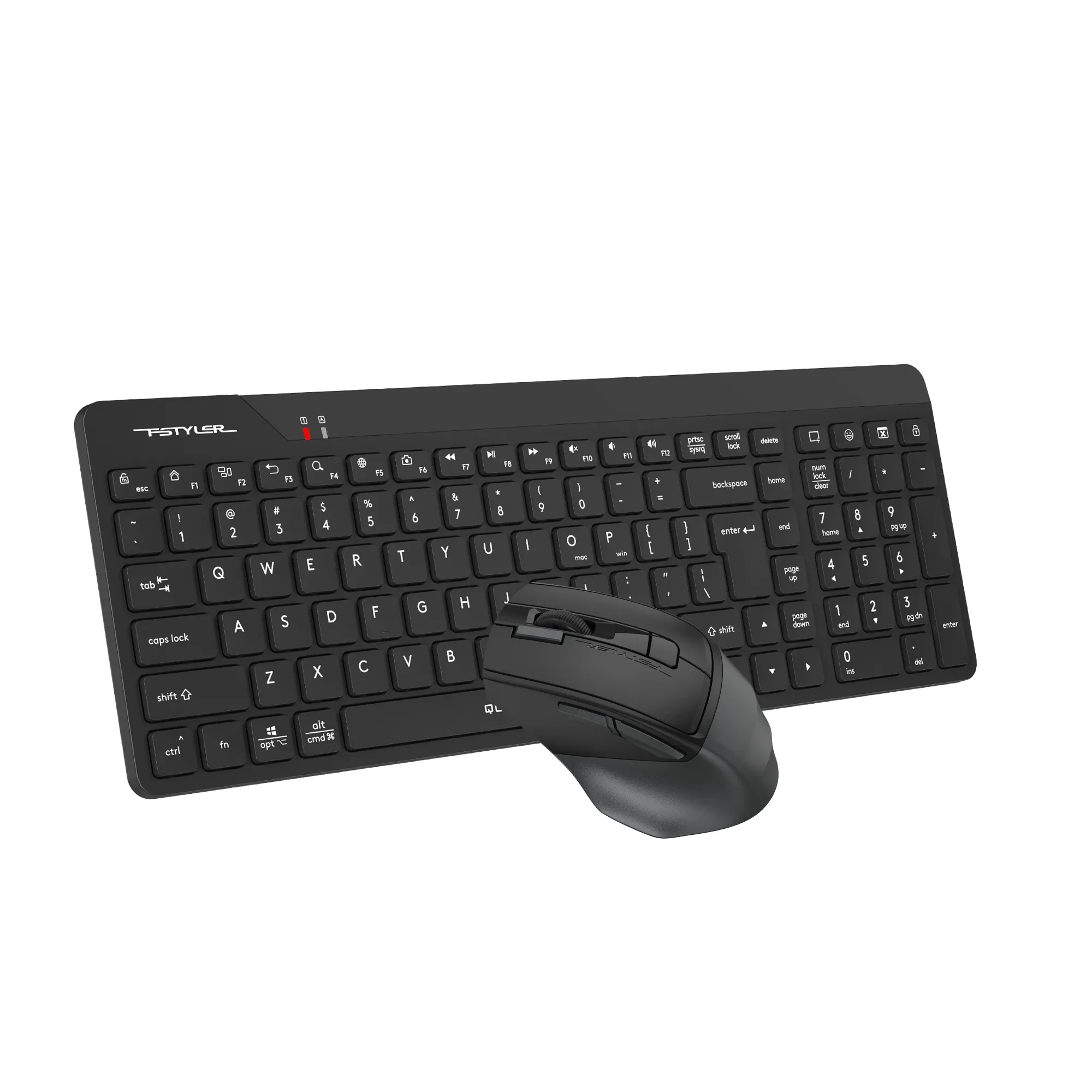 A4 Tech FG2400 Air2 2.4 Qmini FN-MM Sessiz Klavye&Mouse Set Siyah