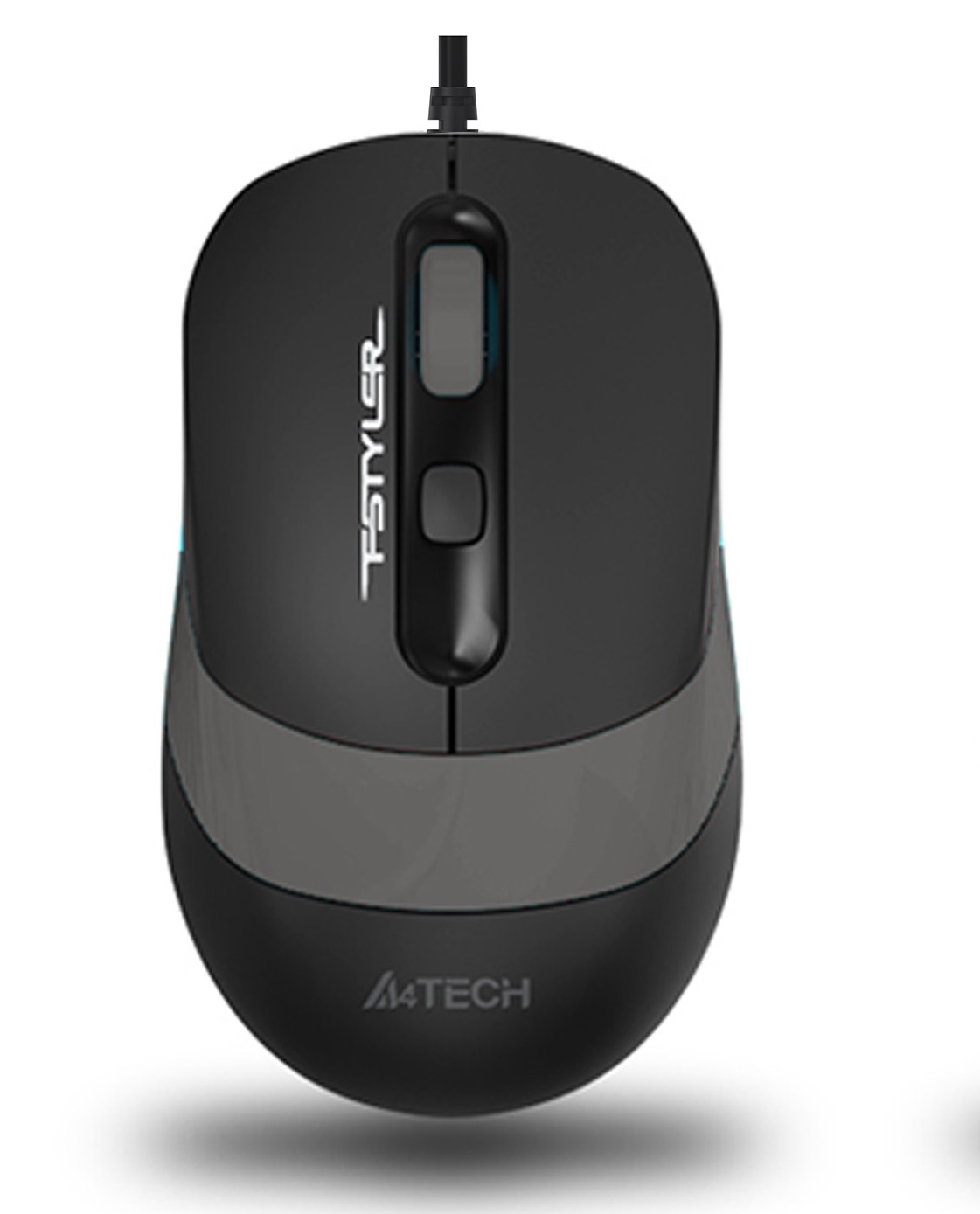 A4 Tech FM10 Kablolu Optik Mouse Siyah/Gri
