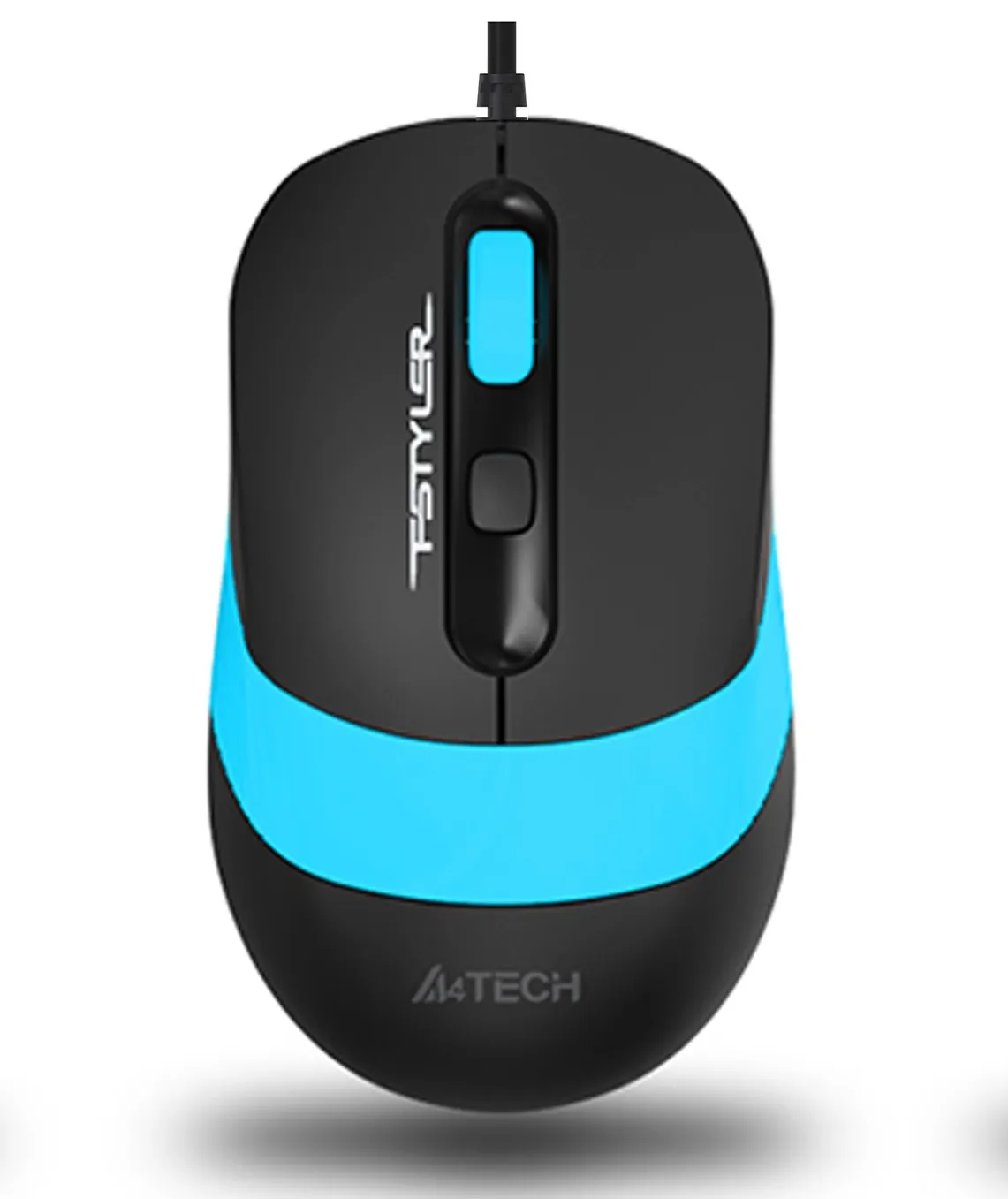A4 Tech FM10 Kablolu Optik Mouse Siyah/Mavi