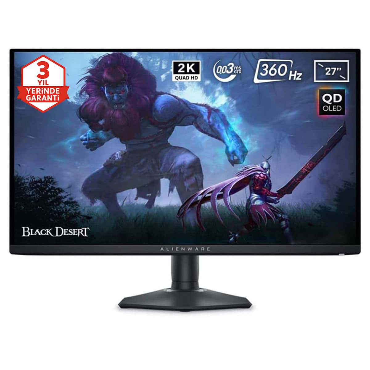 Alienware Aw2725df 2560x1440 0.03ms 360Hz Dp/Hdmi/Type-C +Vesa