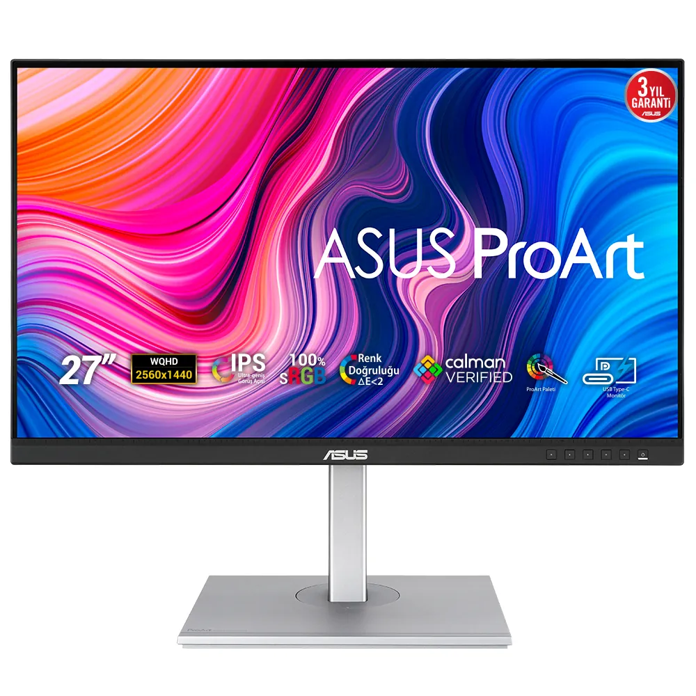 Asus 27" ProArt PA278CV 2560x1440 5ms 75Hz DP/HDMI/USB-C +VESA +SPEAKER +PIVOT
