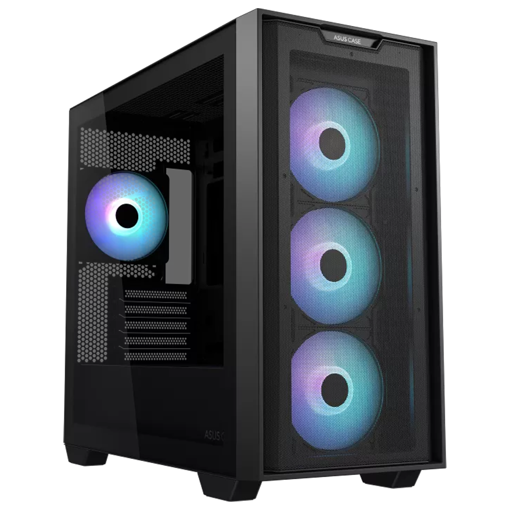 Asus A21 Plus USB 3.2 4x12cm ARGB Fan mATX Siyah Kasa