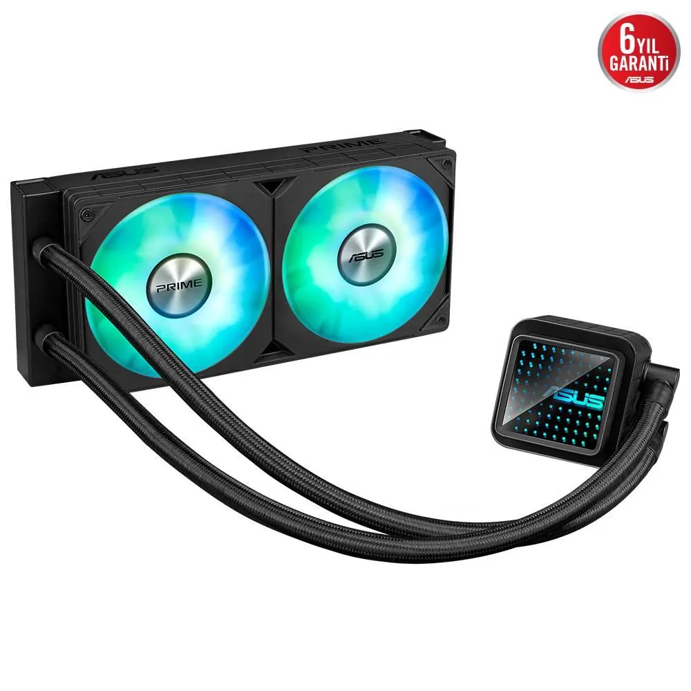Asus Prime 2x12cm ARGB Sıvı İşlemci Soğutucu (Prime LC 240)