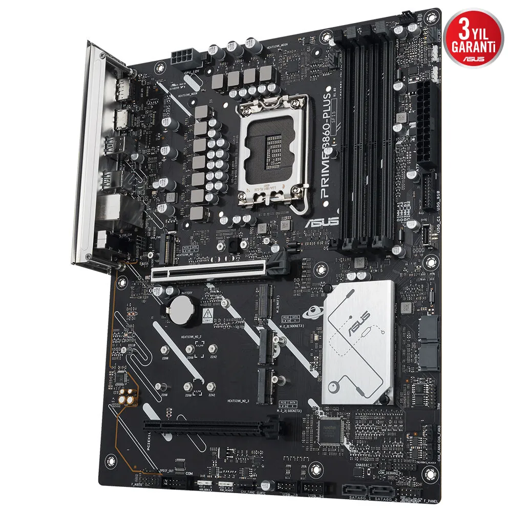 Asus Prime B860-Plus-CSM 1851P DDR5 Ses GLAN DP/HDMI SATA3 USB3.2 ATX