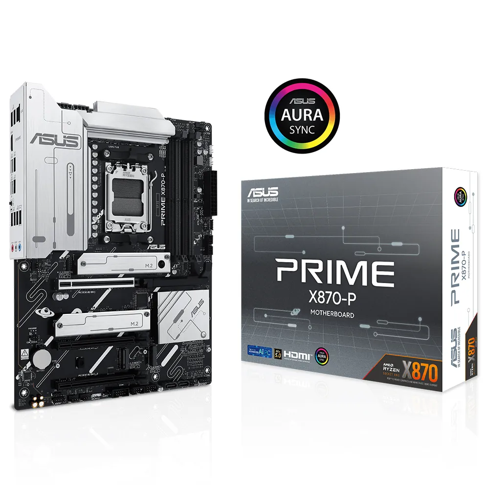 Asus Prime X870-P AM5 DDR5 Ses GLAN HDMI/USB SATA3 USB3.2 ATX