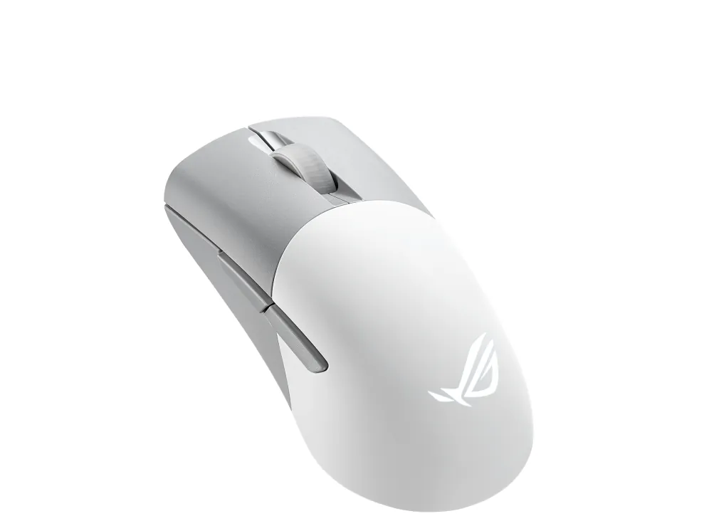 Asus ROG Keris Kablosuz 2.4GHz Bluetooth 36000 DPI Gaming Beyaz Mouse
