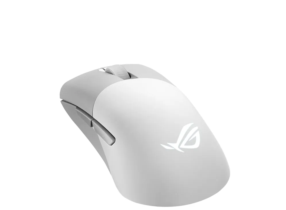 Asus ROG Keris Kablosuz 2.4GHz Bluetooth 36000 DPI Gaming Beyaz Mouse