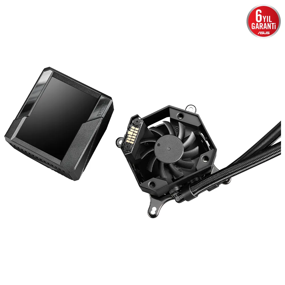 ASUS ROG Ryujin II 240 ARGB 2x12cm Fan 1851/1700/AM5/AM4 Sıvı İşlemci Soğutucu