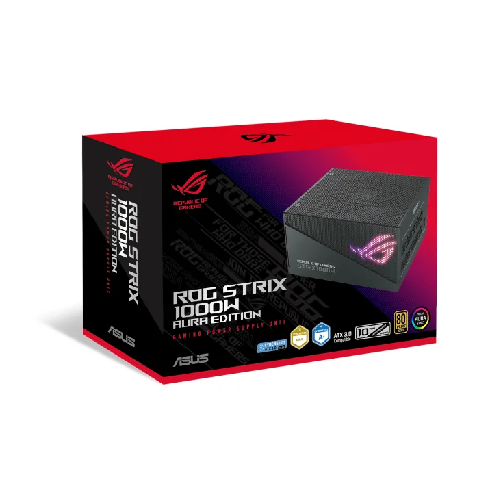 Asus Rog Strix Aura 1000W 80+ Gold Güç Kaynağı (ROG-STRIX-1000G-AURA)
