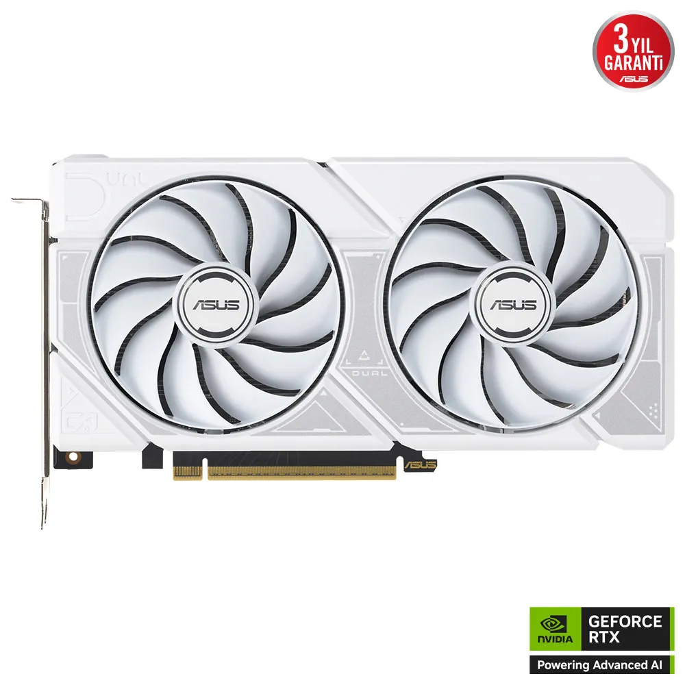 Asus RTX 5060 Ti 16GB GDDR7 128Bit 3xDP/HDMI (DUAL-RTX5060TI-O16G-White)