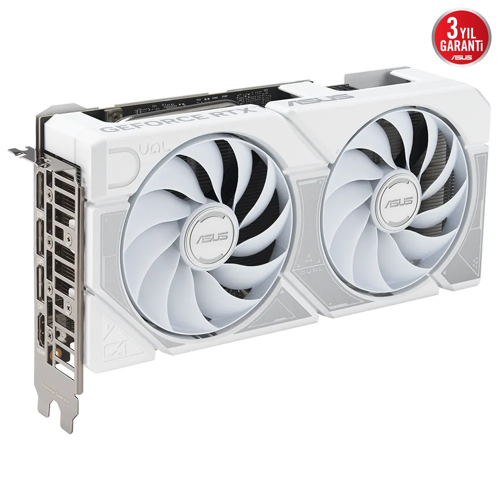 Asus RTX 5060 Ti 16GB GDDR7 128Bit 3xDP/HDMI (DUAL-RTX5060TI-O16G-White)