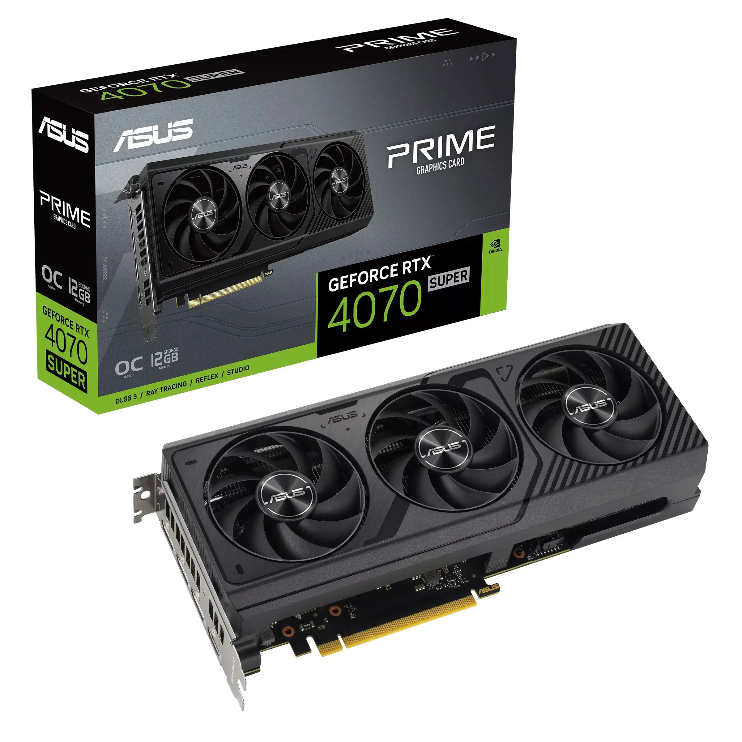 Asus RTX4070 Super 12GB GDDR6X 192Bit 3xDP/HDMI (Prime-RTX4070S-O12G)