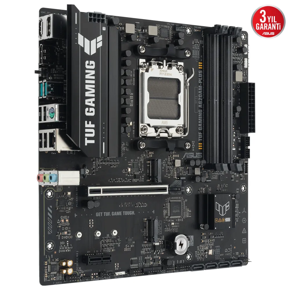 Asus TUF Gaming A620AM-Plus AM5 DDR5 SES GLAN DP/HDMI SATA3 USB3.2 mATX