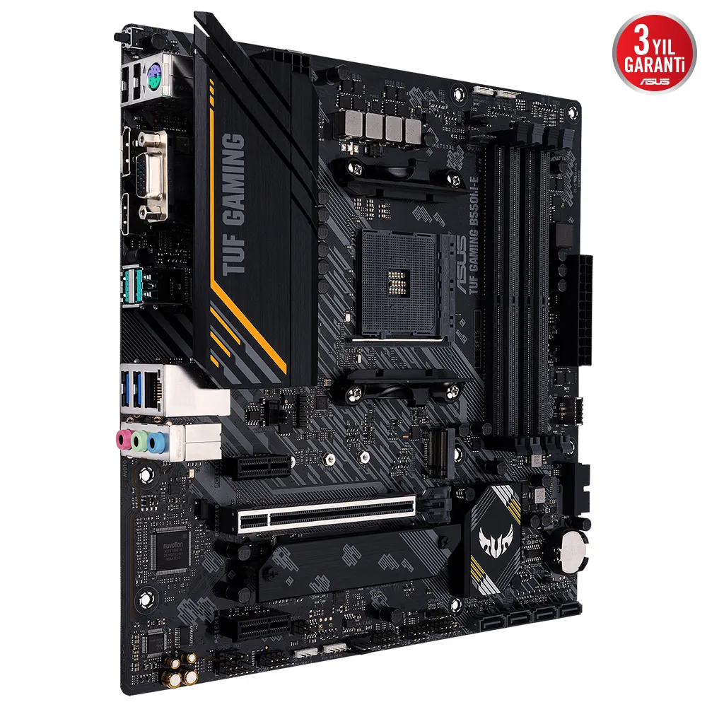 Asus Tuf Gaming B550m-E Am4 Ddr4 Ses Glan Dp/Hdmi/Vga Sata3 Usb3.2 Matx