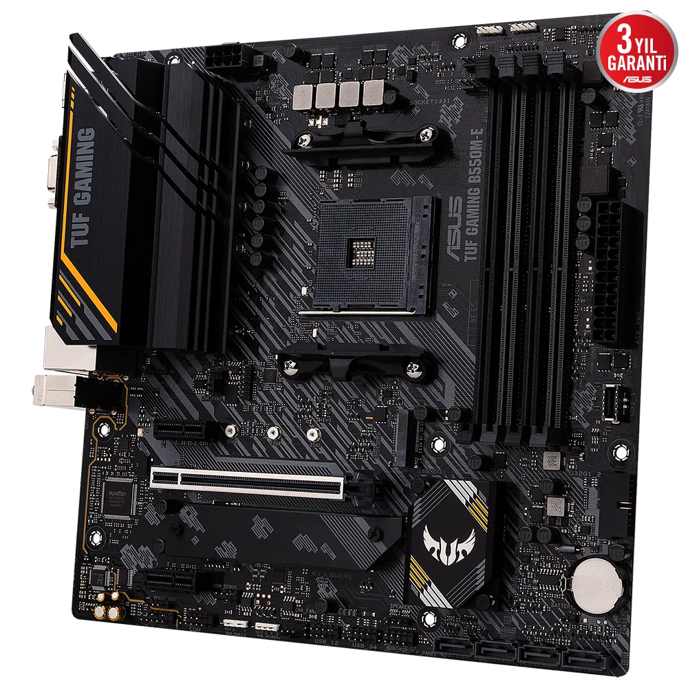 Asus Tuf Gaming B550m-E Am4 Ddr4 Ses Glan Dp/Hdmi/Vga Sata3 Usb3.2 Matx