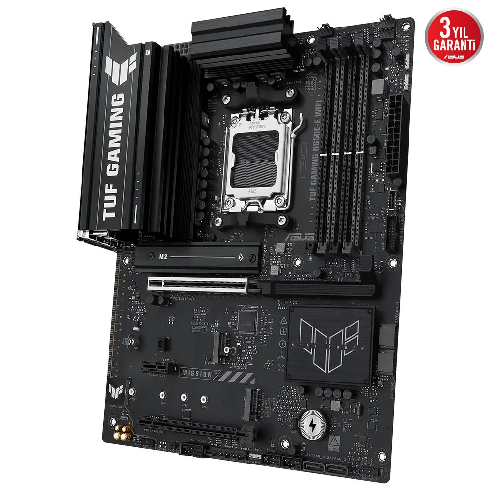 Asus TUF Gaming B650E-E Wifi AM5 DDR5 Ses GLAN DP/HDMI SATA3 USB3.2 ATX