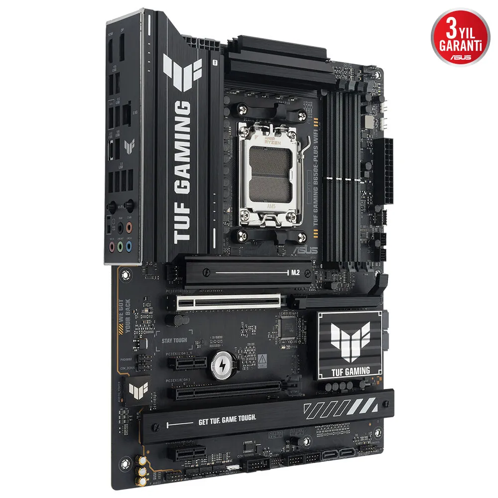 Asus Tuf Gaming B650E-Plus Wifi AM5 DDR5 Ses GLAN DP/HDMI SATA3 USB3.2 ATX