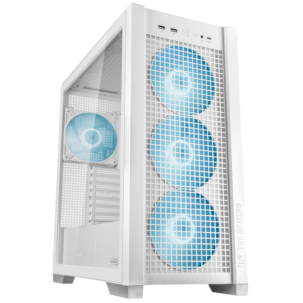 Asus Tuf Gaming GT302 ARGB 4x14cm USB3.2 E-ATX Beyaz Kasa