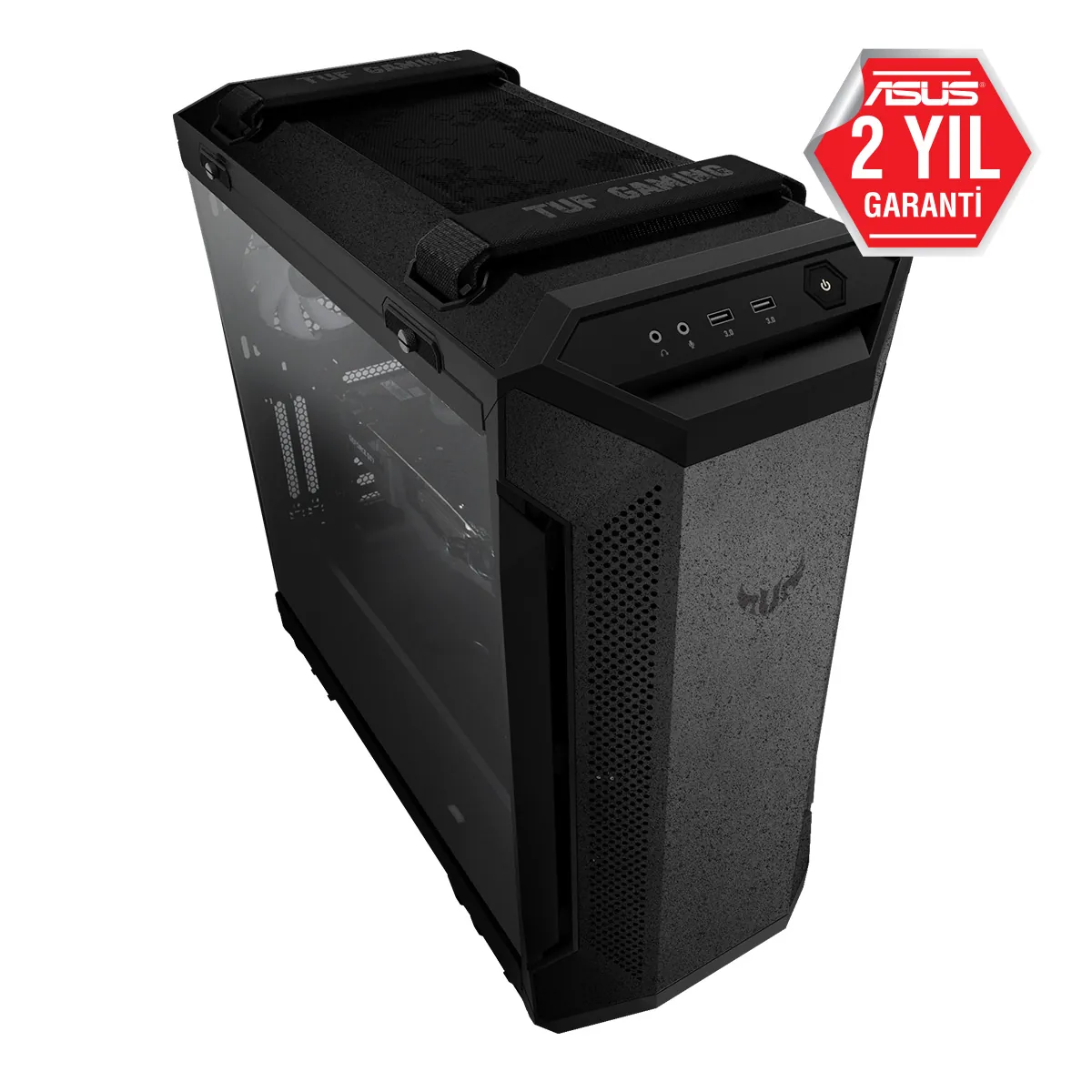 Asus TUF Gaming GT501 Black Edition 3x12cm RGB 1x14cm USB3.1 ATX Kasa