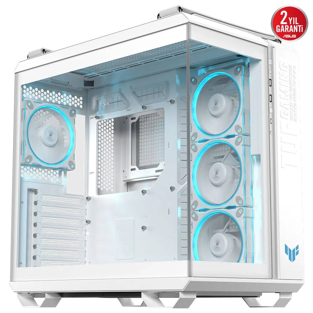 Asus TUF Gaming GT502 Horizon USB 3.2 4x12cm ARGB Fan ATX Beyaz Kasa