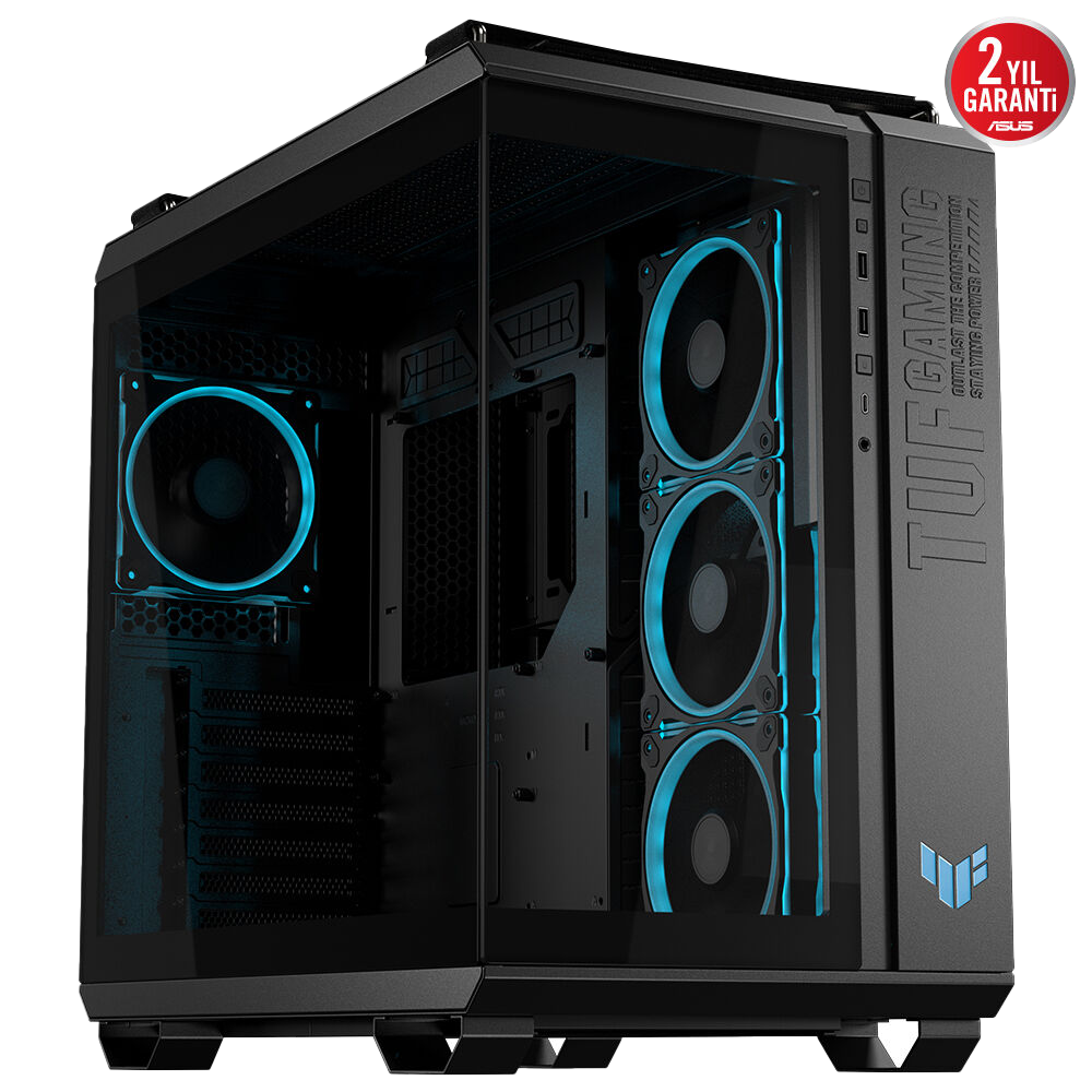 Asus Tuf Gaming GT502 Horizon USB3.2 4x12cm ARGB Fan ATX Siyah Kasa