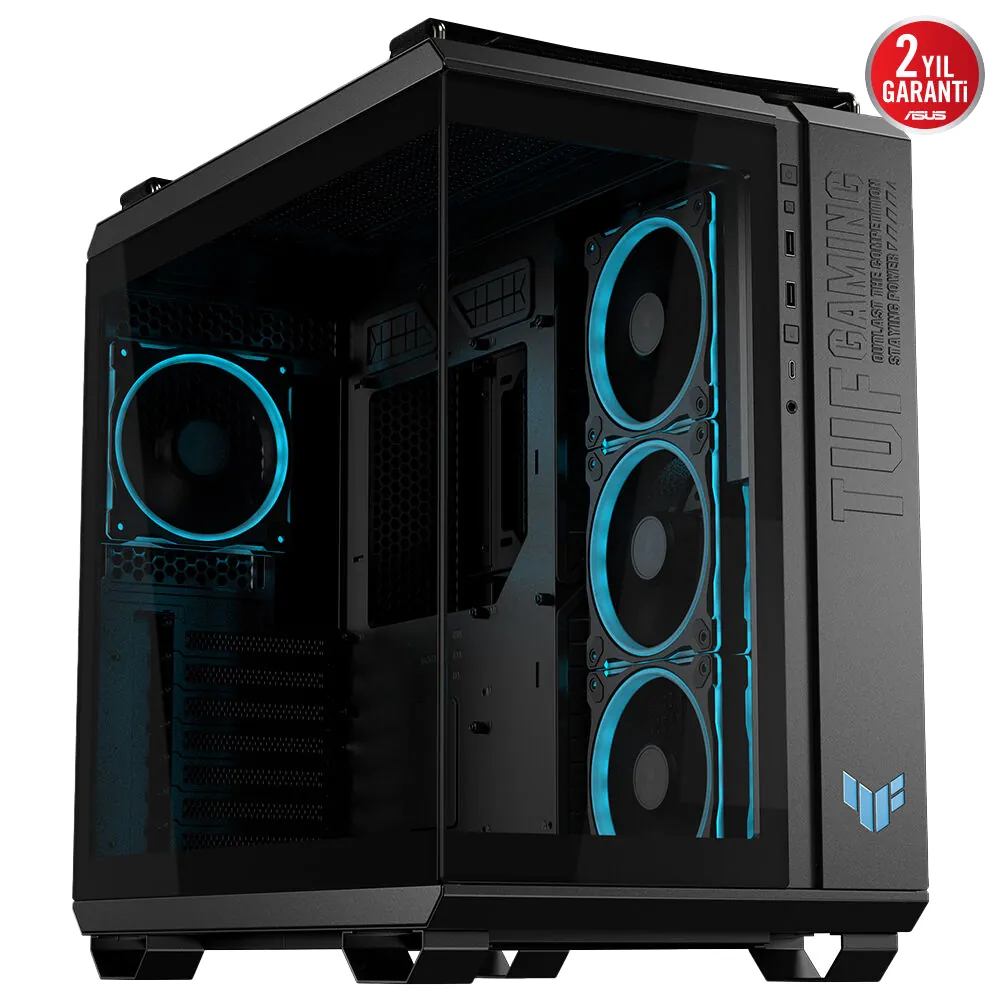 Asus Tuf Gaming GT502 Horizon USB3.2 4x12cm ARGB Fan ATX Siyah Kasa