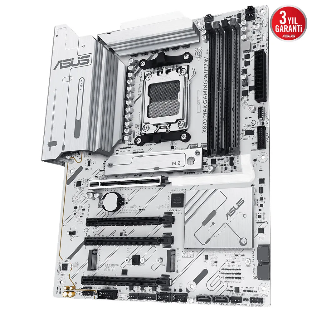 ASUS X870 Max Gaming Wifi7 W AM5 DDR5 SES GLAN HDMI/USB SATA3 USB3.2 ATX