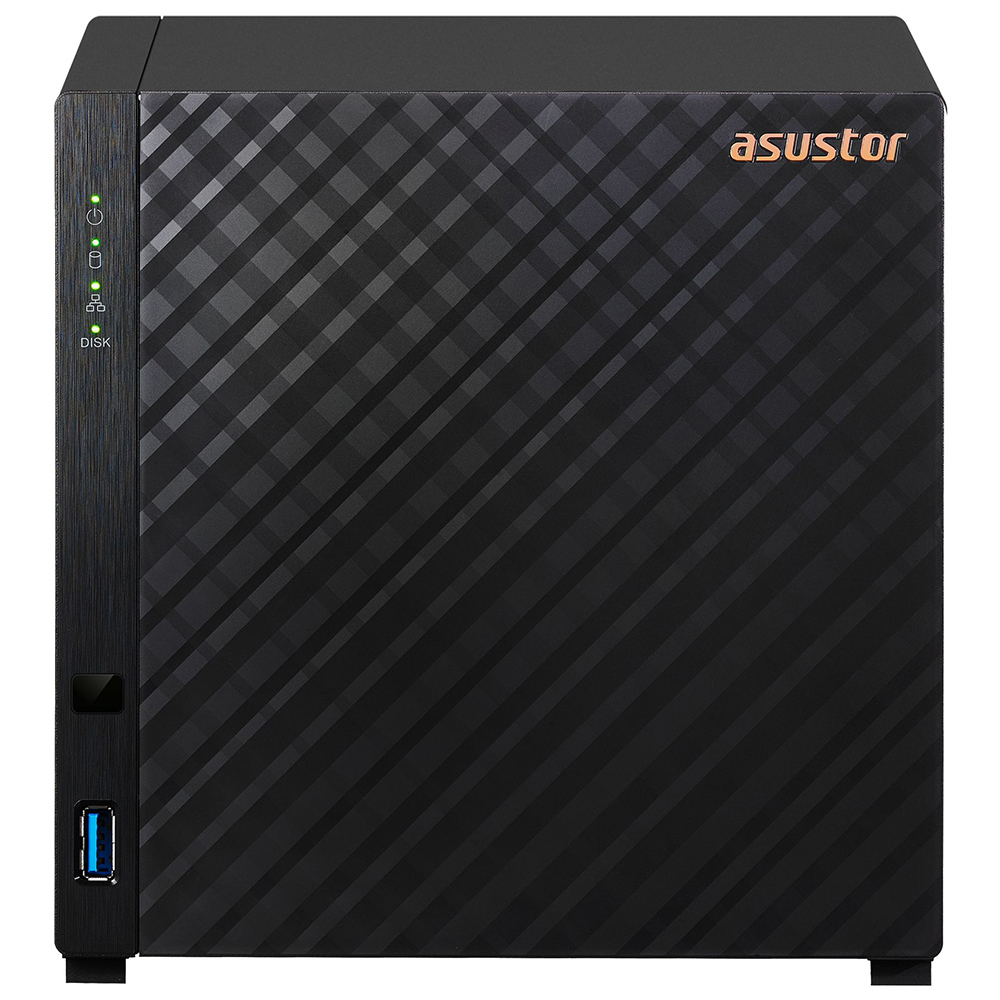 Asustor AS1104T 4 Slot Tower NAS 1.4 Quad GHz 1GB DDR4 2.5GBE