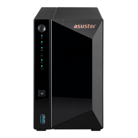 Asustor AS3302T V2 2 Slot Tower NAS 1.4 Quad GHz 2GB DDR4 2.5GBE