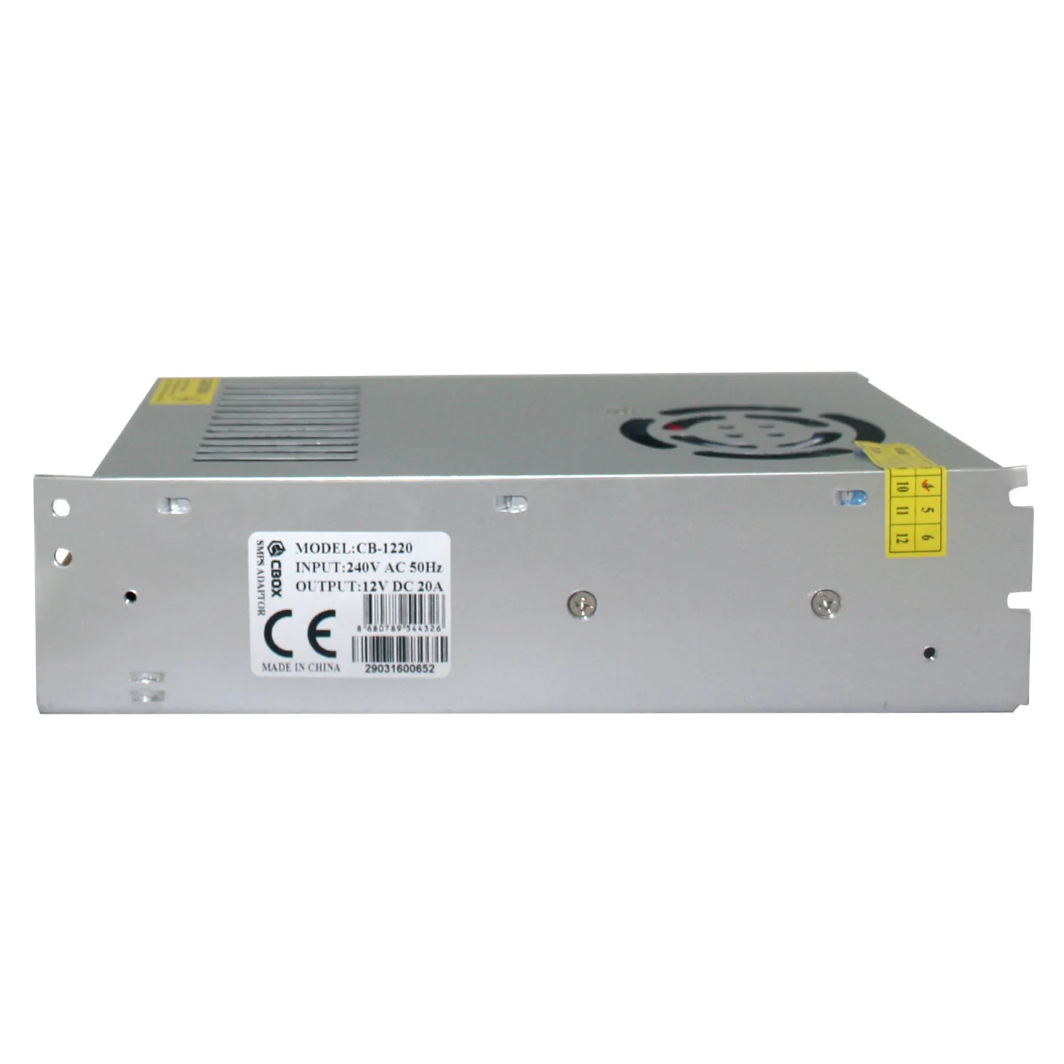 Cbox CB-1220 SMPS 12 Volt 20 Amper Switchmode Metal Adaptör