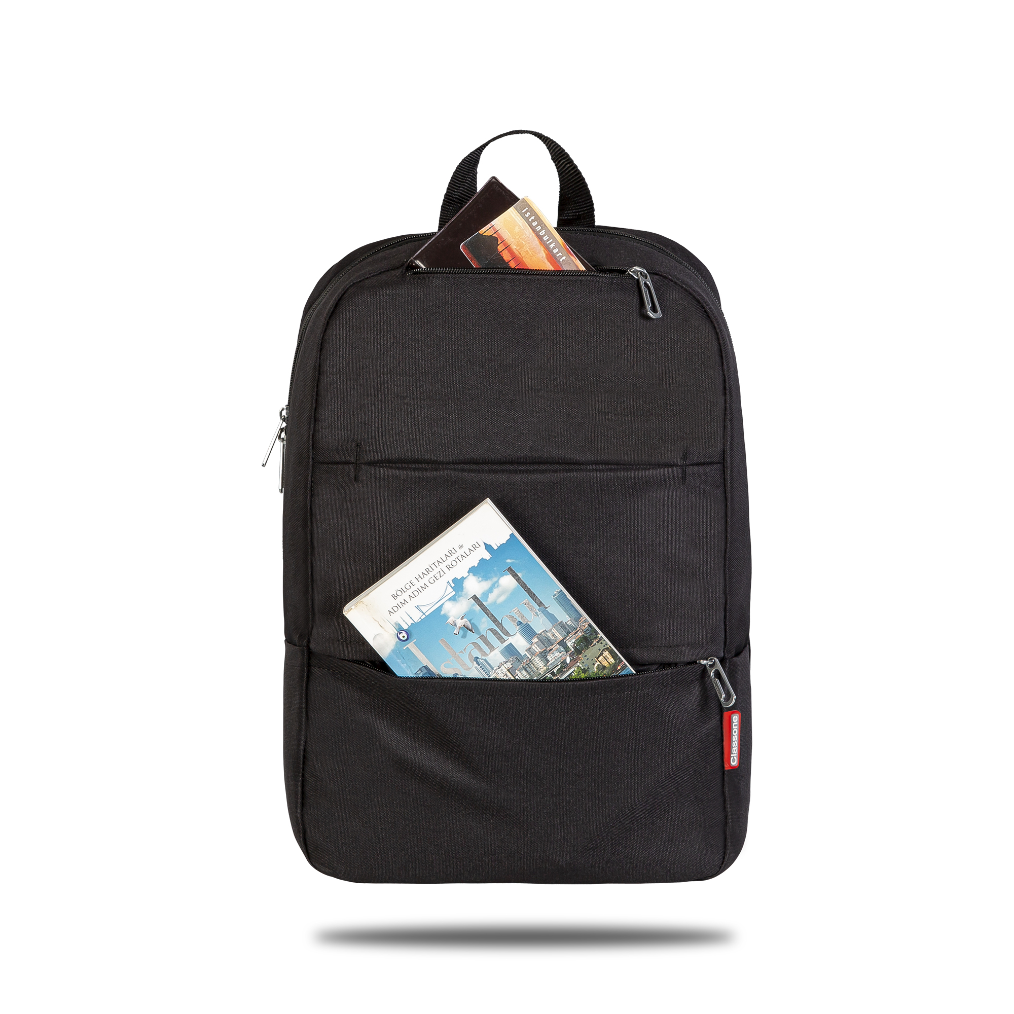 Classone PR-C1600 Casetto 15.6" Notebook Sırt Çantası Siyah