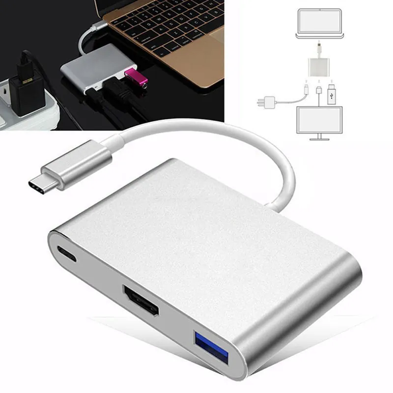 Codegen (Cdg-Cnv39) USB3.1 Type-C to USB3.0 Type-C/HDMI/USB3.0 Hub