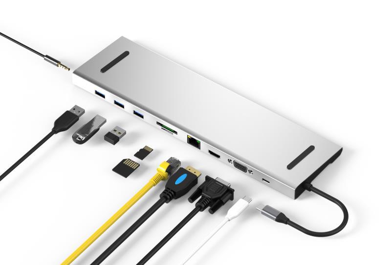 Codegen (CDG-CNV80) 3xUSB3.0/HDMI/Type/RJ45/SD/MicroSD USB3.1 Type-C