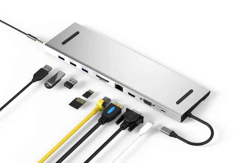 Codegen (CDG-CNV80) 3xUSB3.0/HDMI/Type/RJ45/SD/MicroSD USB3.1 Type-C