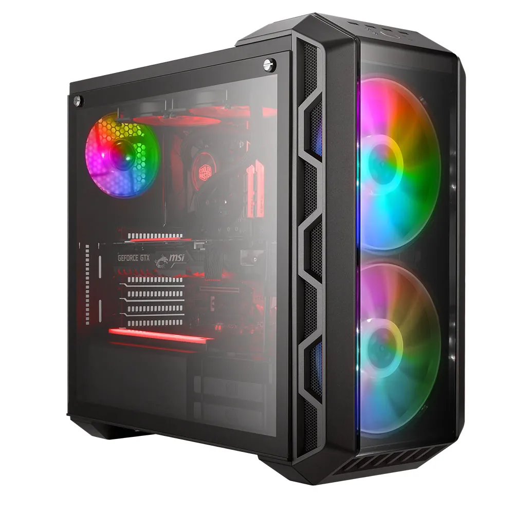 Cooler Master MasterCase H500 USB 3.0 2x20+12cm ARGB Fan Pencereli ATX Kasa