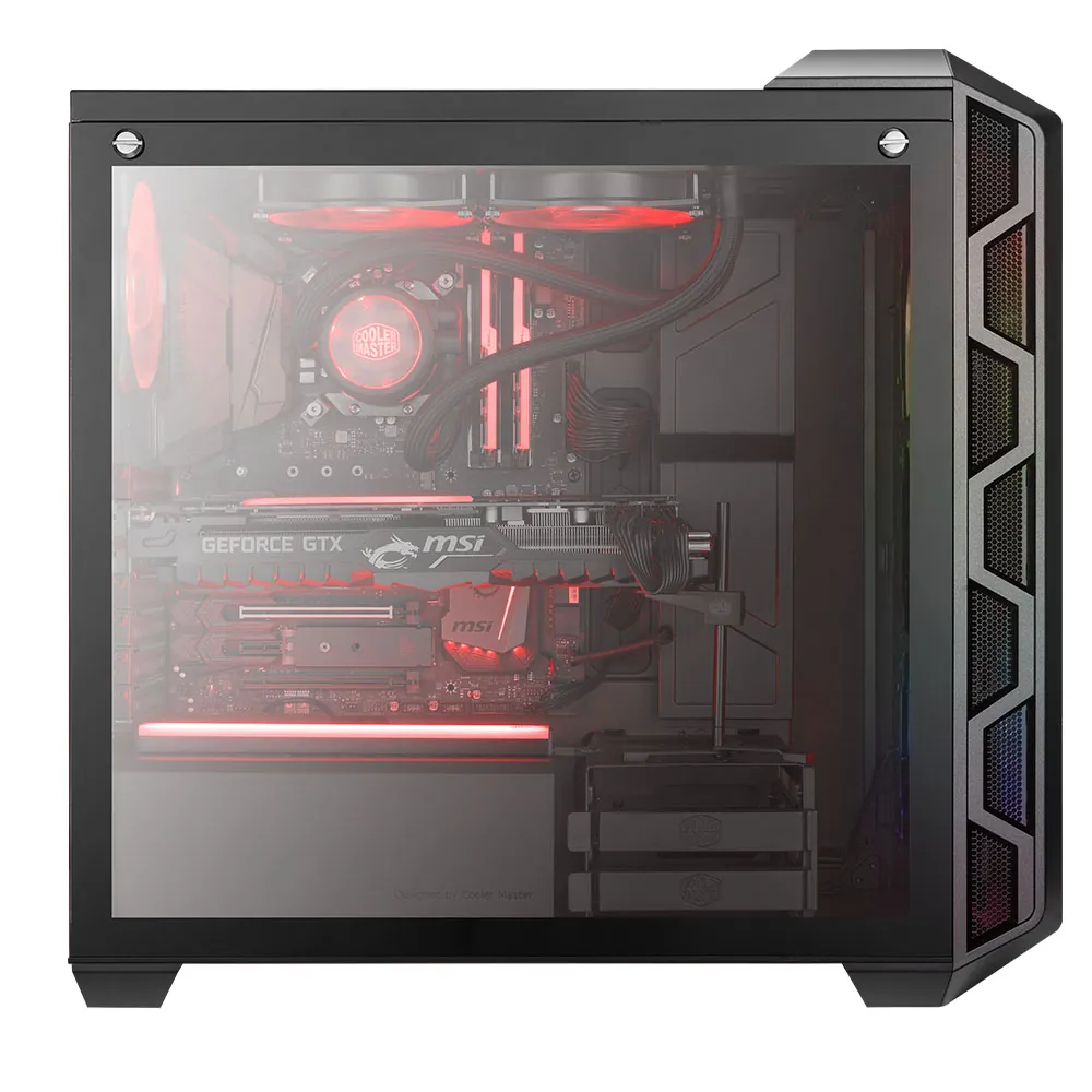 Cooler Master MasterCase H500 USB 3.0 2x20+12cm ARGB Fan Pencereli ATX Kasa